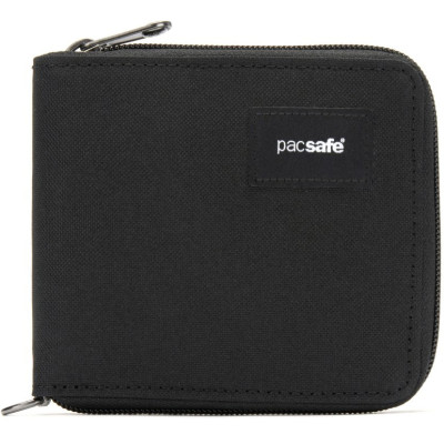 peněženka Pacsafe RFIDsafe Zip Around wallet jet black