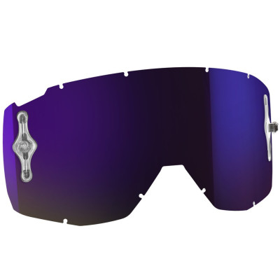 náhradní sklo Scott Hustle/Tyrant/Split MX Sgl Works purple mirror