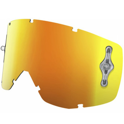 náhradní sklo Scott Hustle/Tyrant/Split MX SGL Works orange mirror