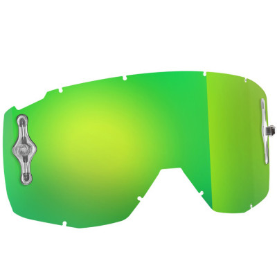náhradní sklo Scott Hustle/Tyrant/Split MX Sgl Works green mirror
