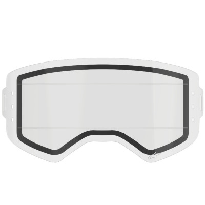 náhradní sklo Alpinestars Supertech double antifog clear roll-off