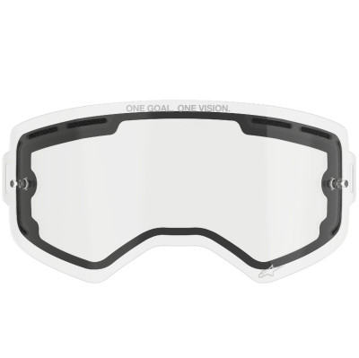 náhradní sklo Alpinestars Supertech double antifog clear