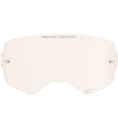 náhradní sklo Alpinestars Supertech light orange brown afterburn