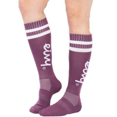 ponožky Eivy Cheerleader Wool socks pinkgundy