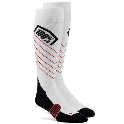 ponožky 100% HI Side MX white