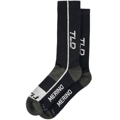 ponožky Troy Lee Designs Chill merino wool mono black