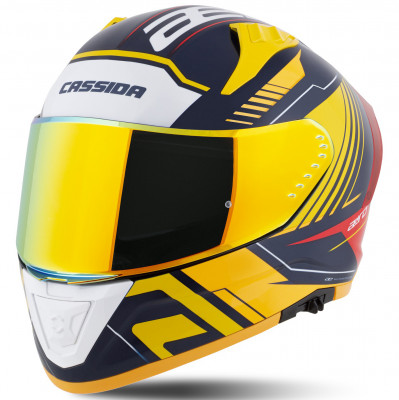 helma Cassida Aero Drome 2025 blue/yellow fluo/orange/red/light blue/white
