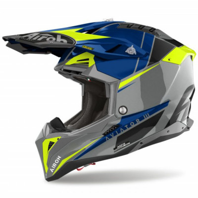 helma Airoh Aviator 3.0 Push blue 2025