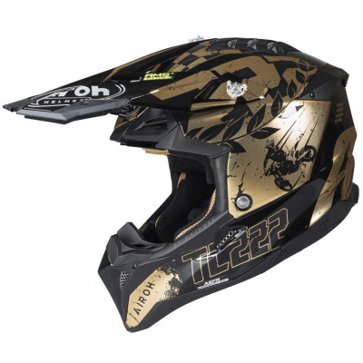 helma Airoh Aviator 3.0 "TC 222 The Legend 2025 black/gold