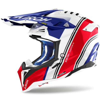 helma Airoh Aviator 3 Hima 2025 red shiny