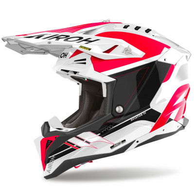 helma Airoh Aviator 3 Saber 2025 shiny red