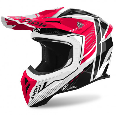 helma Airoh Aviator Ace 2 Engine 2025 shiny red