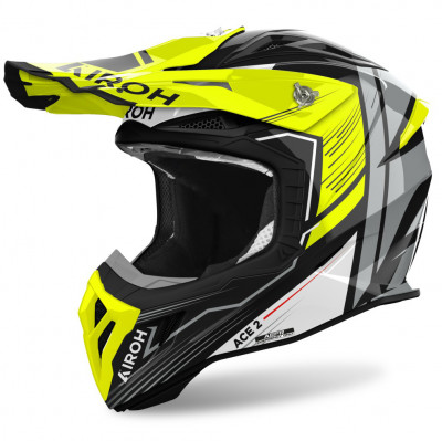 helma Airoh Aviator Ace 2 Engine 2025 shiny yellow