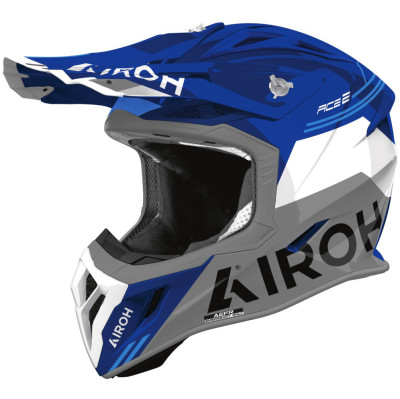 helma Airoh Aviator Ace 2 Fury 2026 blue shiny