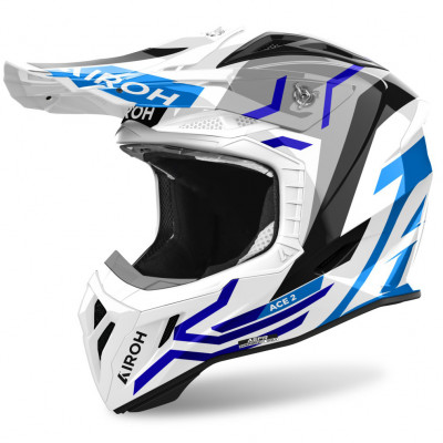 helma Airoh Aviator Ace 2 Ground 2025 shiny blue
