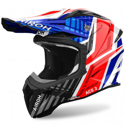 helma Airoh Aviator Ace 2 Proud 2025 shiny blue/red