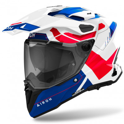 helma Airoh Commander 2 Reveal 2025 shiny blue/red