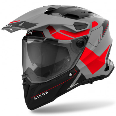 helma Airoh Commander 2 Reveal 2025 matte red fluo