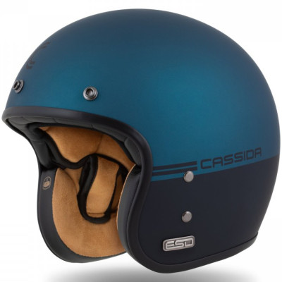 helma Cassida Eso Super Hooligan 2025 black matte/metallic blue