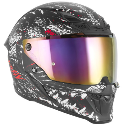 helma Nox Exklusiv Goliath Raptor 2026 black matte/white/red