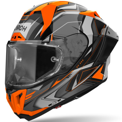 helma Airoh GP800 Must 2025 orange shiny