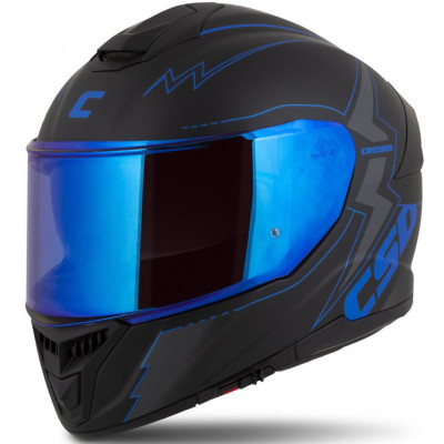 helma Cassida Integral GT 2.1 Flash black matte/metalic blue/dark grey 2023