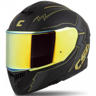 helma Cassida Integral GT 2.1 Flash black matte/metalic gold/dark grey 2023
