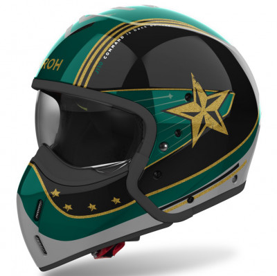 helma Airoh J110 Command 2025 shiny green