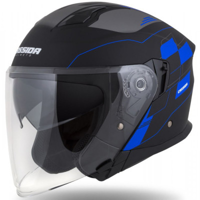 helma Cassida Jet Tech RoxoR black matte/blue/grey/white