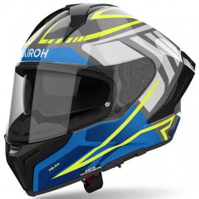 helma Airoh Matryx Rider 2025 shiny blue