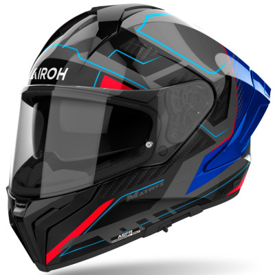 helma Airoh Matryx Rocket 2025 blue/red glossy