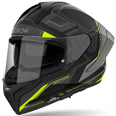 helma Airoh Matryx Rocket 2025 yellow matte