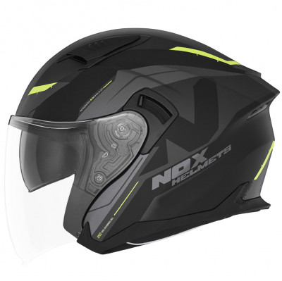 helma Nox N130 Klint 2025 black matte/yellow