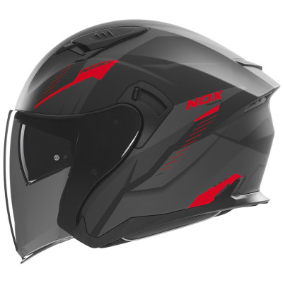 helma Nox N130 Myst 2025 black matte/red