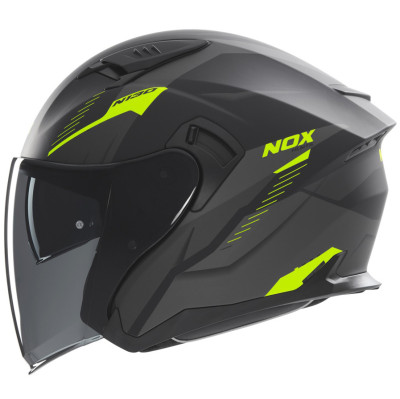 helma Nox N130 Myst 2025 black matte/yellow fluo