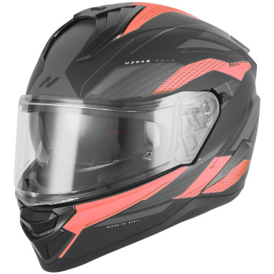 helma Nox N304-S Revo 2026 black matte/red