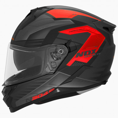 helma Nox N304S Carver 2025 black matte/red