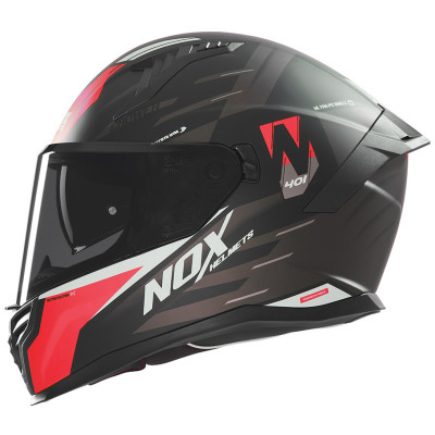 helma Nox N401 Crower 2025 black matte/red