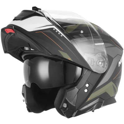 helma Nox N967 Conquer 2026 black matte/khaki/orange
