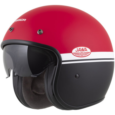 helma Cassida Oxygen 2.0 Jawa OHC 2025 red matte/black/white