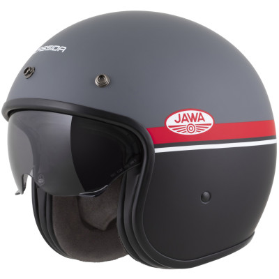 helma Cassida Oxygen 2.0 Jawa OHC 2025 grey matte/red/black/white