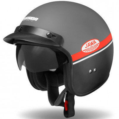 Helma Cassida Oxygen Jawa OHC grey matte/red/black/white