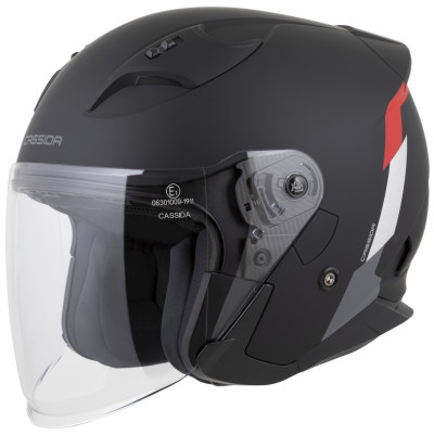 helma Cassida Reflex 2.0 Safety black matte/red/grey/silver reflex