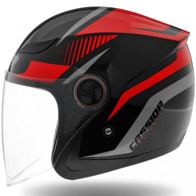 helma Cassida Reflex black/red/grey 2023