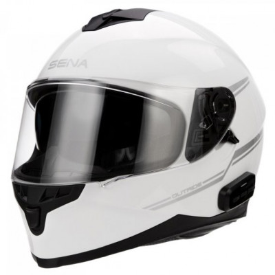 helma s headsetem Sena Outride glossy white