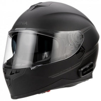helma s headsetem Sena Outride matte black