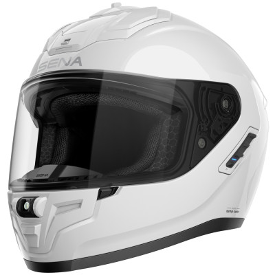 helma s headsetem Sena Phantom shiny white