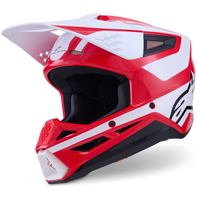 helma Alpinestars S-M3 Heat 2026 red/white/black