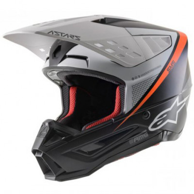 helma Alpinestars S-M5 Rayon black/white/orange fluo/matte 