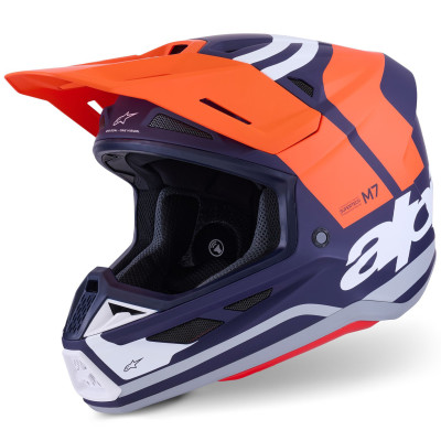 helma  Alpinestars SM7 Core 2026 orange/blue/white/matte